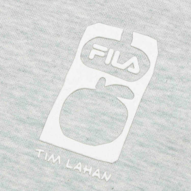Fila Original Knitted Casual Fashion Lace-Up Sports Shorts Men Shorts Ivory Flower-Gray F51M529604F-MG
