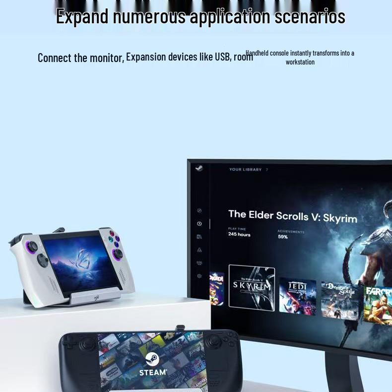 Switch2 TV Monitor Converter Dock for Steam Deck