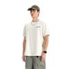 Li-Ning Outdoor CF Quick-Dry Cool Round Neck T-Shirt With Solid Color Letter Logo Men Tops Off-White ATSW031-1