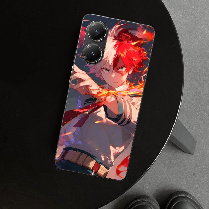 Todoroki Shoto MHA My Hero Phone Case Cover for Xiaomi Poco X6 X5 X7 Pro F7 Ultra Redmi 15C 15 13C 13 12C 12 10C 10 10A 9C 9A 9T