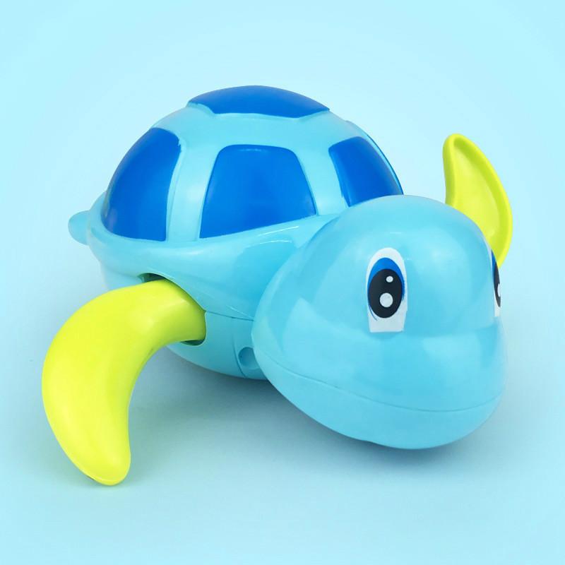 Baby Bath Toys Toddler Bathing Tortoise Cute Swimming Turtle Pool Beach Classic Chain Clockwork Water Toy For Kids Water Playing