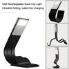 Clip-on LED Reading Lamp with Clip Eye Protection Mini Desktop Table Lamp Clamp Night Light  Home