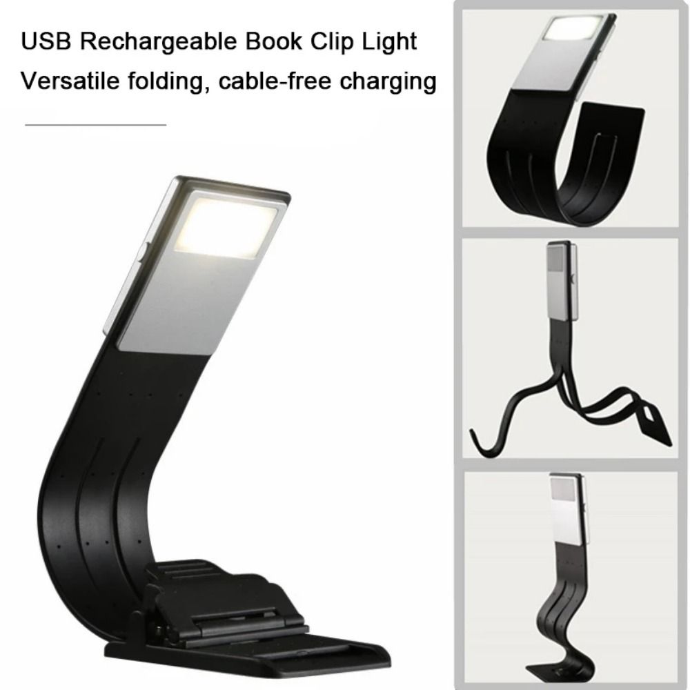 Clip-on LED Reading Lamp with Clip Eye Protection Mini Desktop Table Lamp Clamp Night Light Home
