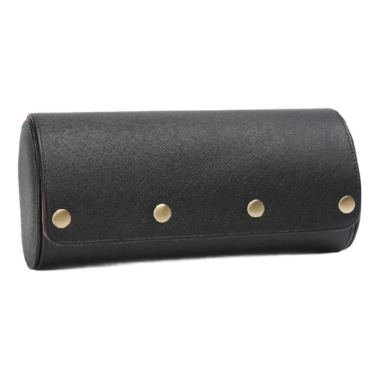Elegant Leather Watch Storage Case Handmade Wristwatch Holder Carrying Box Women Jewelry Accessory Organiser