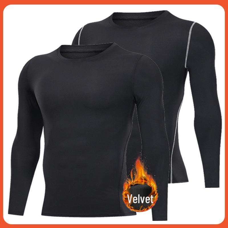 Strat de bază termic cu uscare rapidă, căptușit cu lână polară, pentru sporturi în aer liber