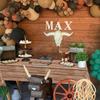 4Pcs Wood Tablecloth, Light Brown Grain Table Covers, Rectangular Table Decoration for Western Barn Themed Barbecue Party Decorations, 51 X 86.6 Inch