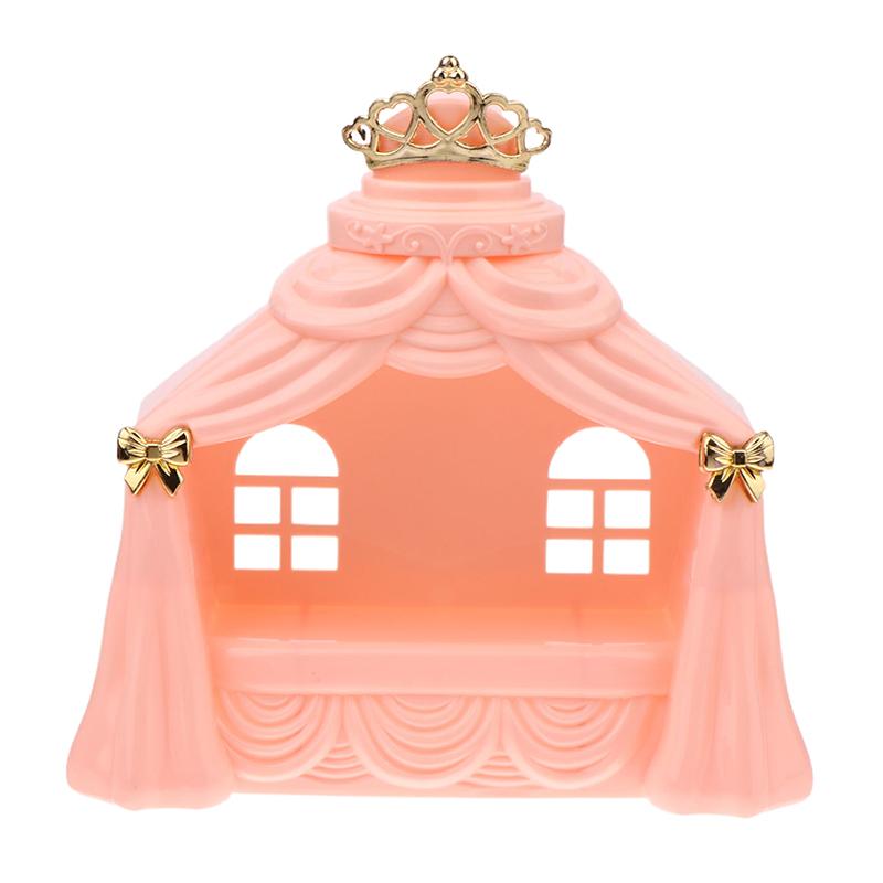 1/12 Dollhouse Mini Princess Bed Model Dollhouse Bedroom Furniture Decoration Dolls House Accessories Pretend Play Toys