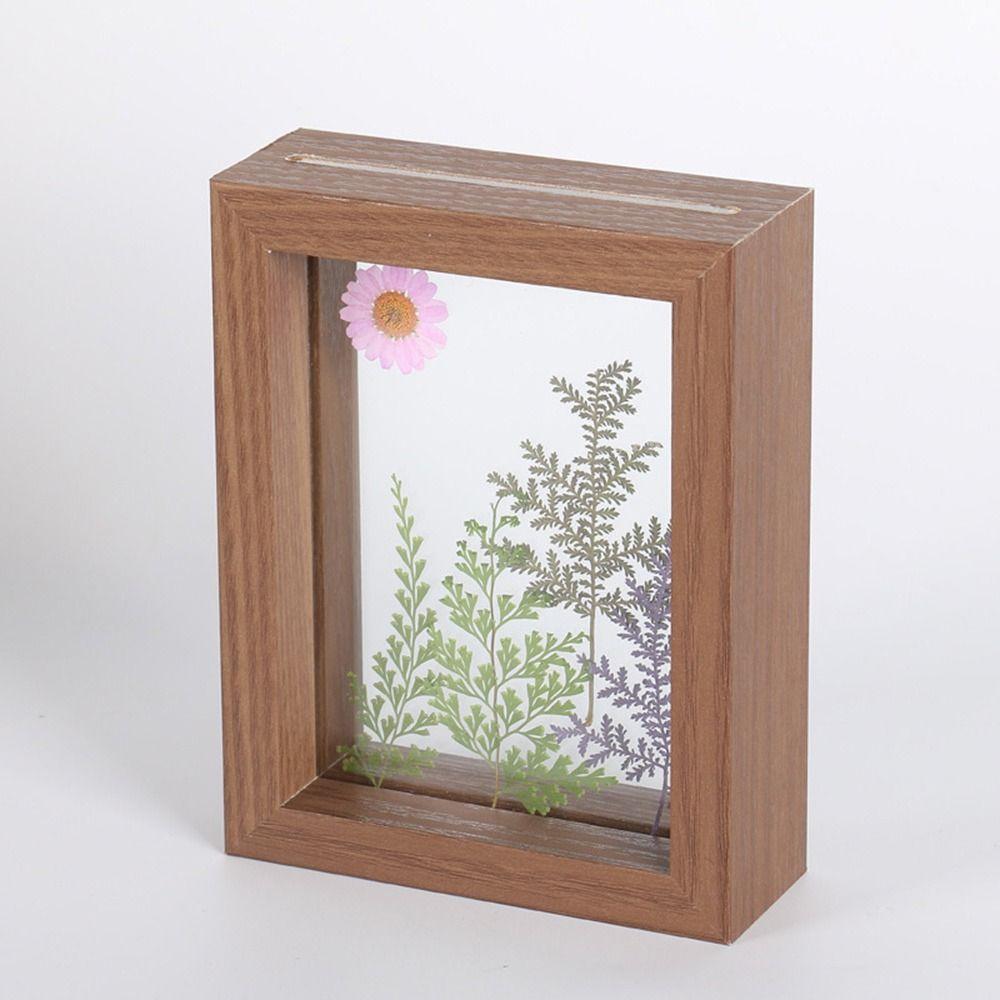 Wooden Photo Display Frame Transparent Paper-cut Picture Frame  Home Decoration