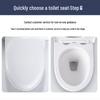 FEEGOO Universal Thickened U-Shape Toilet Seat Cover