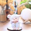 Standing/Sitting Mini Sheep Plush Keychain Cartoon Soft Lamb Doll Ornament  Year of the Sheep