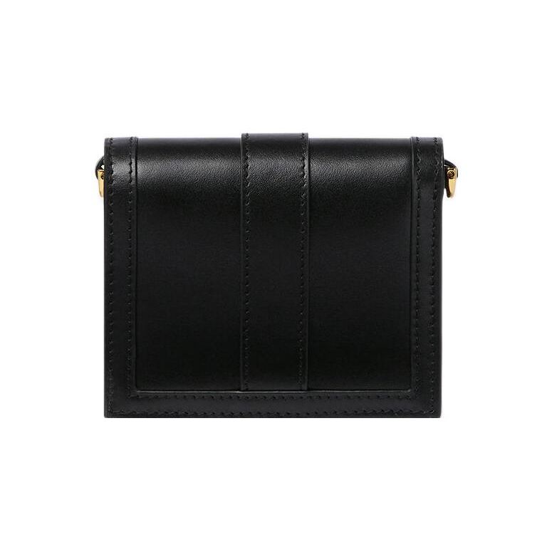 Versace Borsa a Spalla/Crossbody Portafoglio Greca Dea con Tracolla Rimovibile a Catena Doppia Piegatura in Pelle d'Agnello Decorata 1007130-1A05134-1B00V