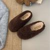 Baotou half slippers outer wear 2025 autumn and winter new comfortable versatile Mao Mao slippers