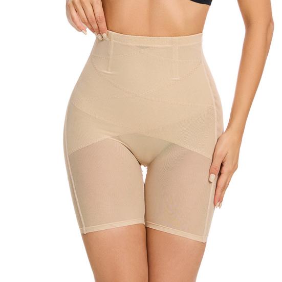 Kvinner Høy midje Formende shorts Magekontroll Rumpehever Gjenoppretting etter fødsel Stretch Shapewear Sømløse truser Undertøy