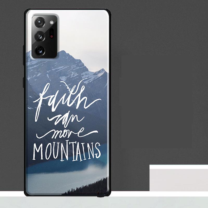 Bible Verse Quotes Case For Samsung Galaxy S25 S24 S23 Ultra S9 S10 S20 S21 S22 Plus S23 FE S25 FE Phone Cover