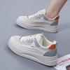 Autumn New Ins Korean Basic White Shoes Women's Height Increasing Student Running Board Shoes Breathable Casual Sneaker