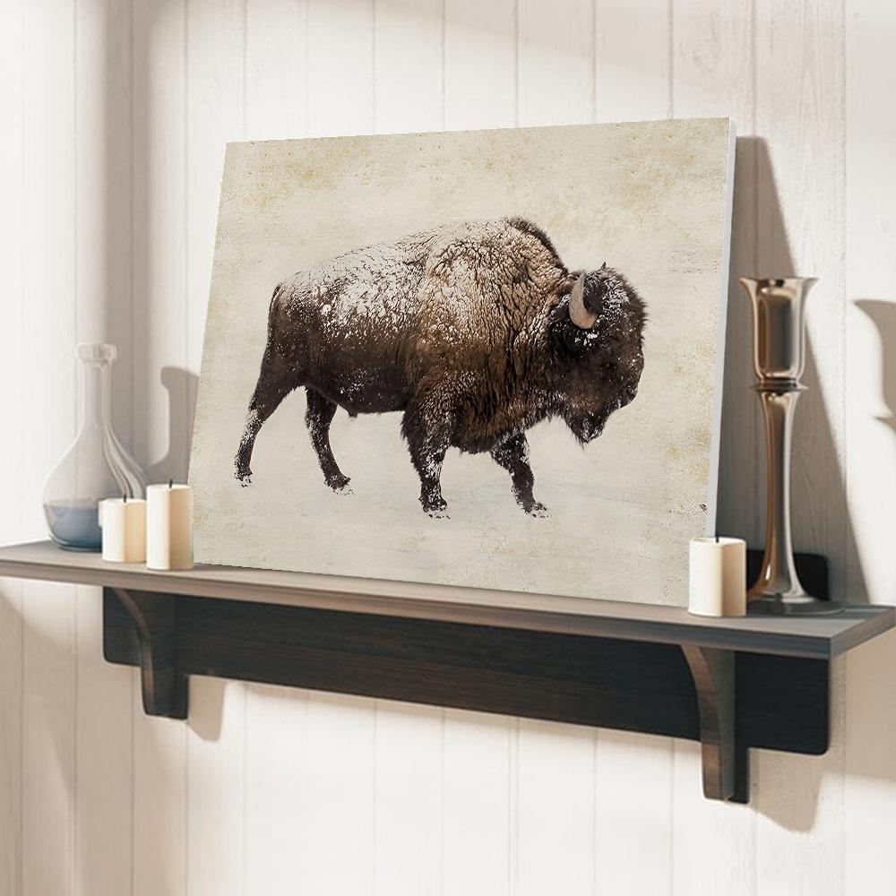 Animal Canvas Wall Art Painting with Frames for Living Room Bedroom Decor Pictures Housewarming Gift