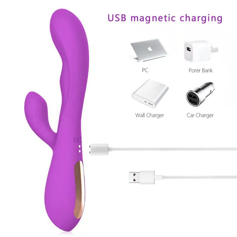 10 Speed G Spot Heated Dildo Vibrator Double Vibration Stimulating Clit Vagina Massager Adult Masturbation Sex Toys For Women