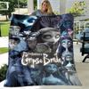 Corpse Bride Tim Burton Druckdecke Kinder Warme Decke Flanell Weich Gemütlich Decke Sofa Bett Auto Must-Have Decke Geburtstagsgeschenk