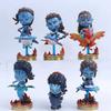 6Pcs Avatar 2 Q-Style Big-Head Figurines Jack Sully & Neytiri Car & Home Decor Collectible Gift Toys