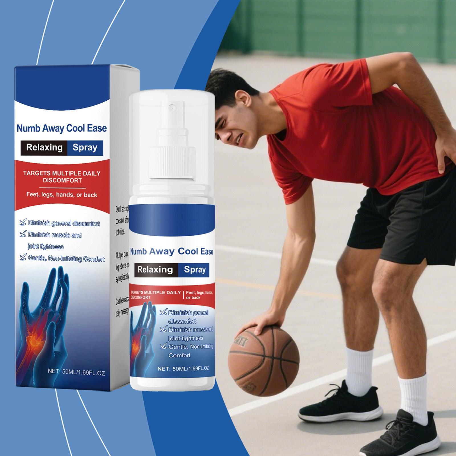 

Спрей для расслабления мышц Успокаивающий спрей для суставов Спрей для релаксации Спрей для уменьшения мышечного напряжения Уход за суставами, 50 мл One Size белый