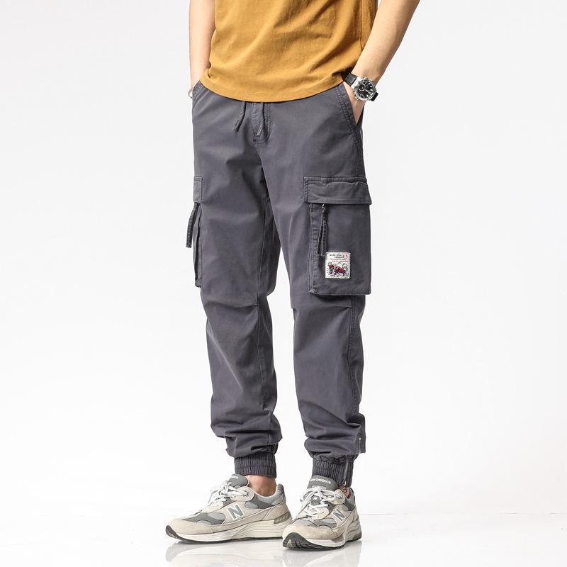 New Men's Functional Loose Casual Pants Versatile Outdoor Trendy Sports Overalls Elastic