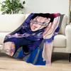 Manga Anime coole I-Igarashi Gurimu B-Blue L-Lock Flanellen warme zachte pluche deken voor bank, woonkamer, kantoor, slaapkamer, reiscadeau