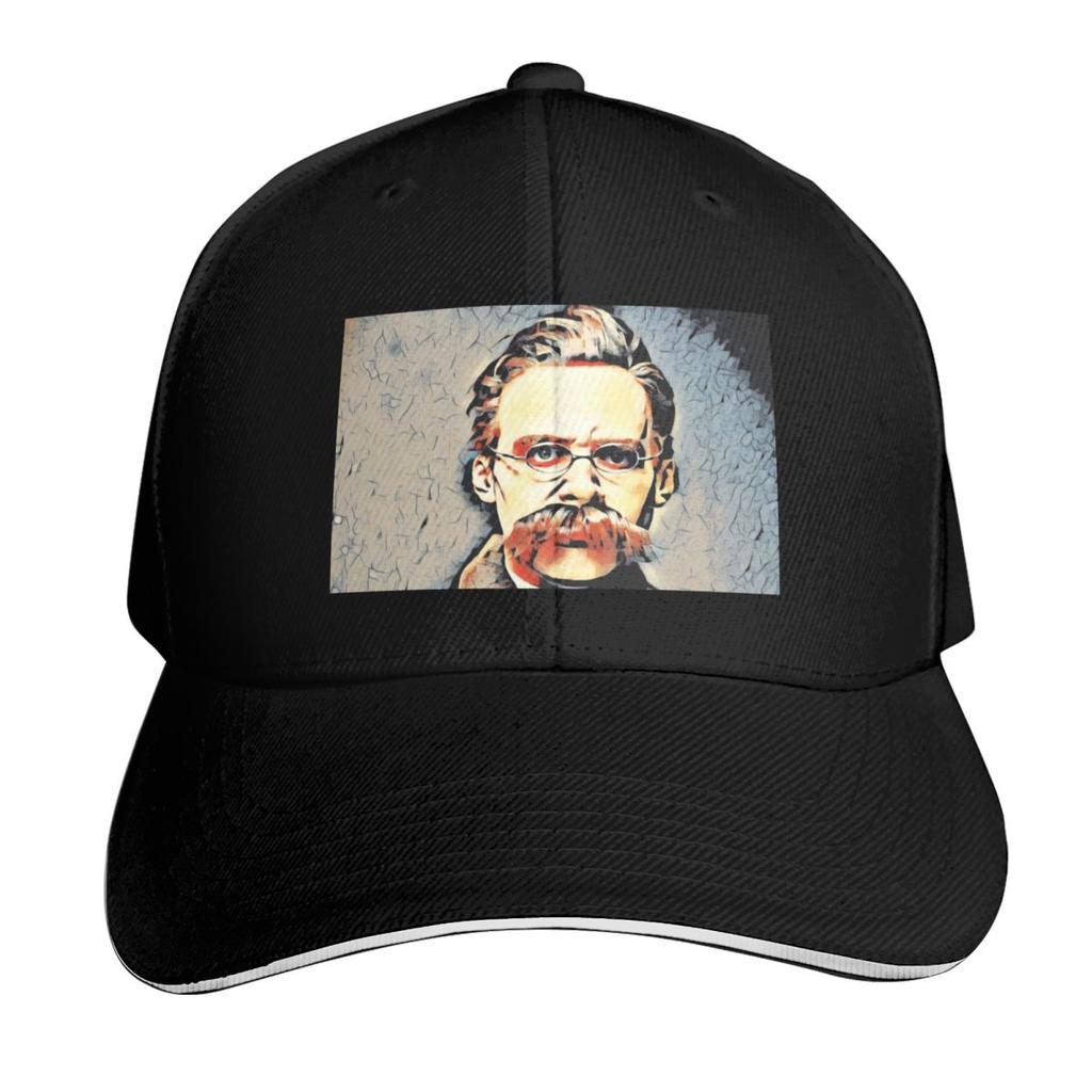 Portrait of Friedrich Nietzsche Baseball Cap Derby Hat Hat Unisex Hat Unisex For The Sun Luxury Unisex Unisex Golf Wear Womens
