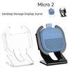 Elegant Acrylic Display Stand With Open Charging Area And Stable Foot Pad For Dedicated Portable Speaker