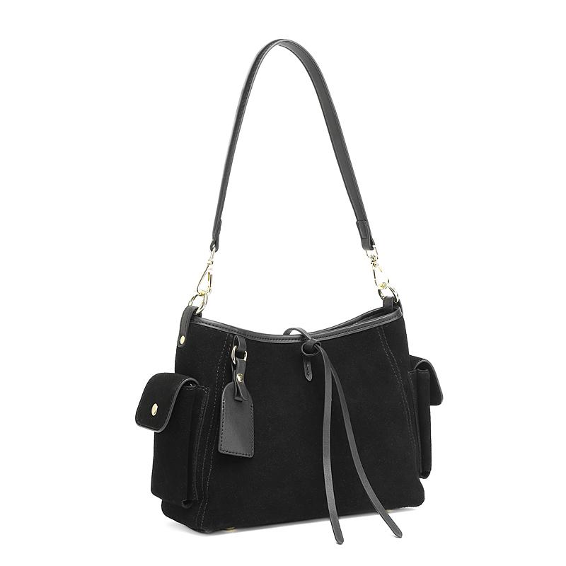 Women s Bag Luxury Suede Leather Women Shoulder Bag Cowhide Crossbody Bags Fashion Versatile Handbag