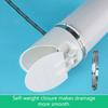 High Efficiency Drain Valves PVC Drainage Pipe Floor Drains Rain Pipe Cap Strainer Plug Outdoor Balcony Accessory