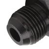 Fuel Cell Bulkhead Fitting with PTFE Washer Black Anodized 6061‑T6 Aluminum Alloy Connector for Most Fluid