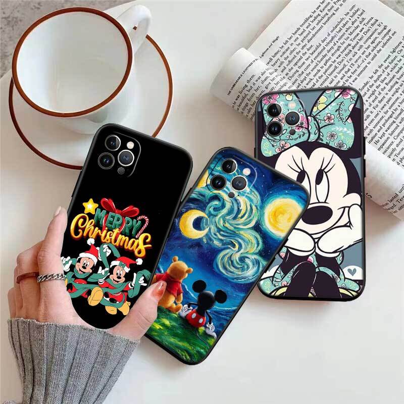 Mickey Minnie Mouse Shockproof Phone Case for Redmi Note 8 8T 9 9A 9C 9T 9S 10 11 11S 10C 10X 10A 10T Pro Max Plus Prime