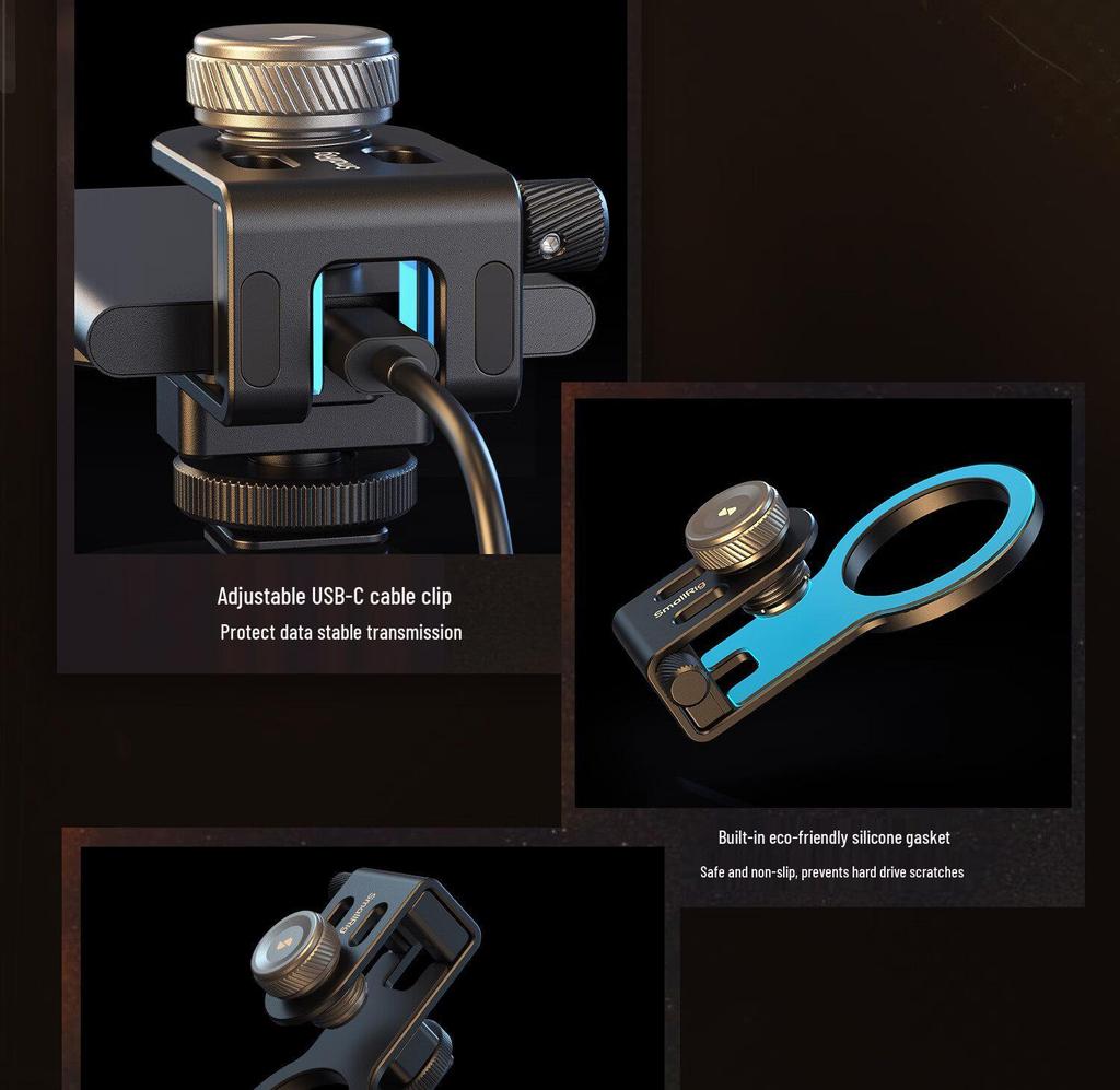 SmallRig MagSafe/Cold Shoe Phone SSD Clamp for Outdoor Live Streaming 4779