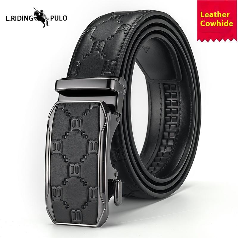 Premium High Quality Men's Belt Automatic Buckle Business Casual Belt