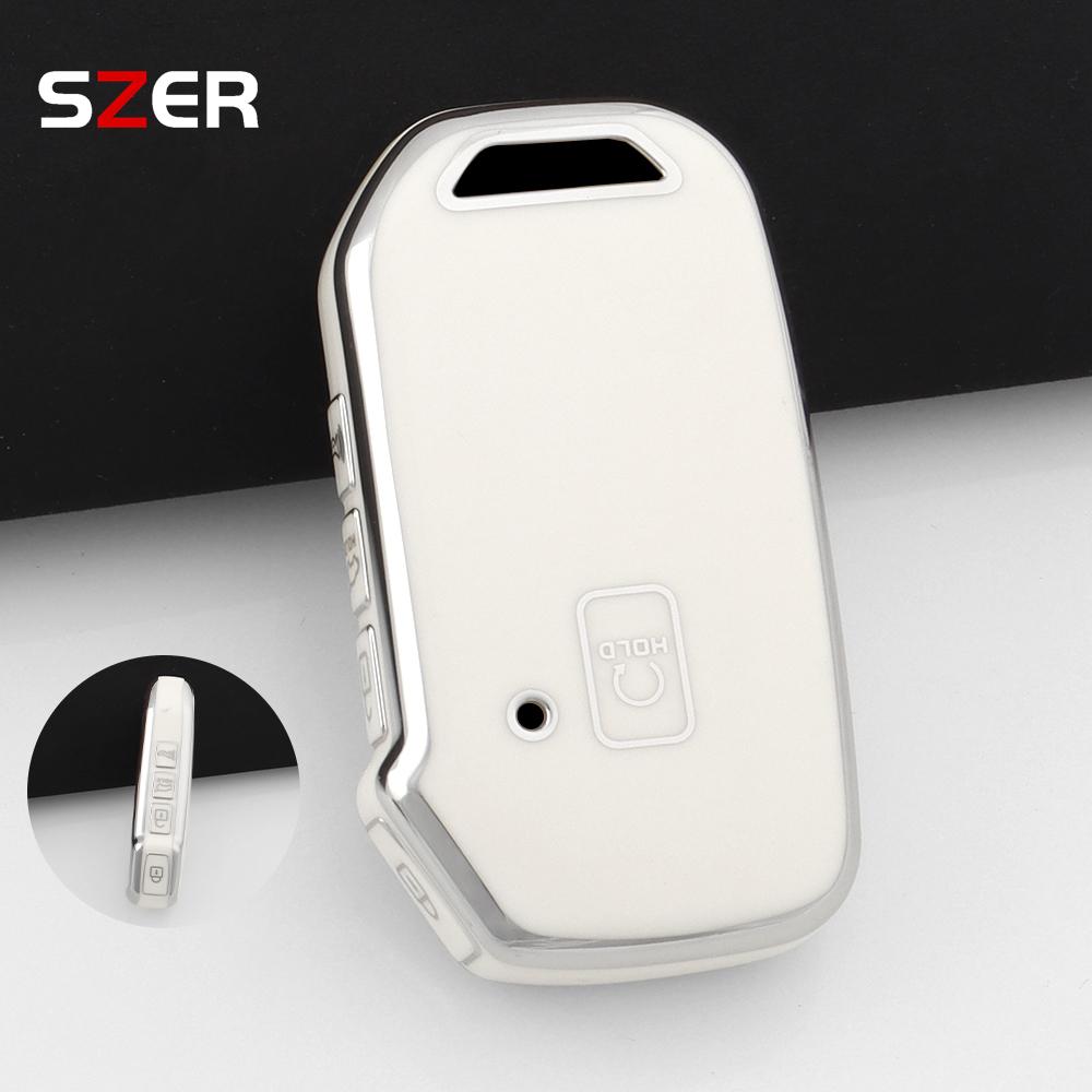 5 Button Tpu Style Car Key Case Cover Holder Keychain For Kia Telluride Telluride Sx Sportage R K5 Gt Line Seltos