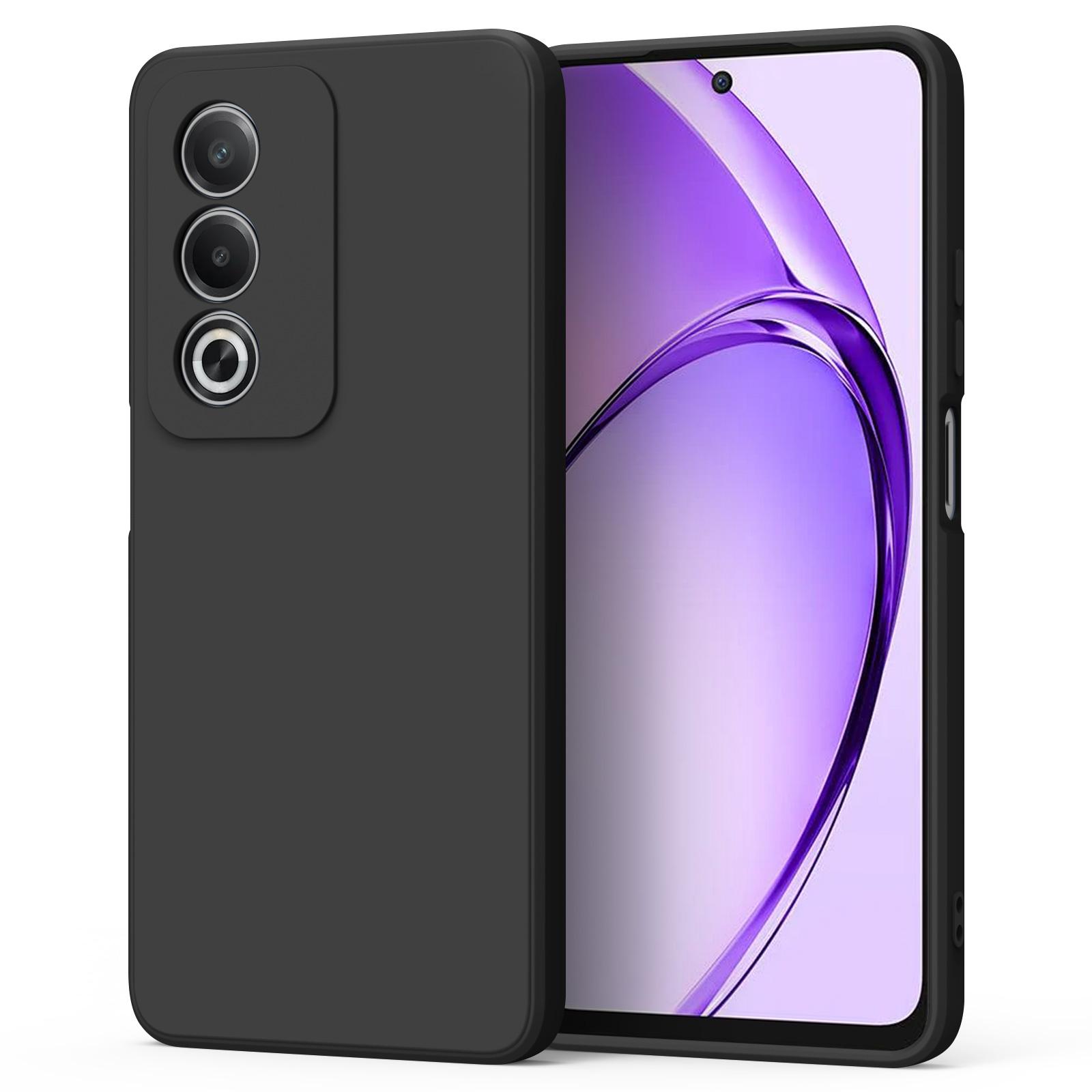 

Роскошный защитный чехол для телефона из жидкого силикона и ТПУ для OPPO A80 5G, ударопрочный чехол-бампер для OPPO A80 5G, чехол Funda Oppo A80 чёрный