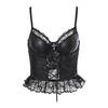 European Style Lace-Up PU Corset Camisole: Waist Cinching & Body Shaping Design
