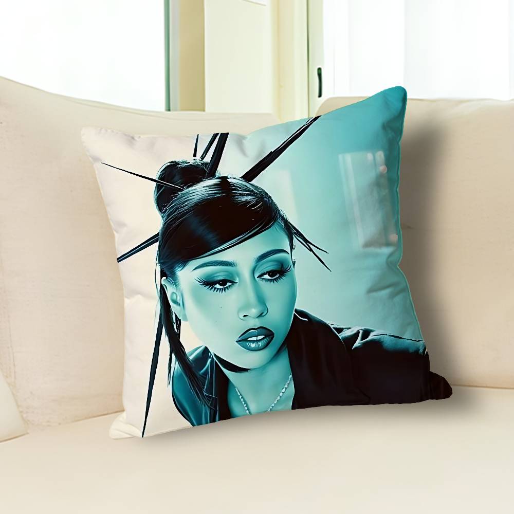 

K-Kali U-Uchis Sincerely Anime Celebrity Merchandise All-Match Printed Pillow Case Sofa Car Office Room Decoration Protector 30cmx30cm
