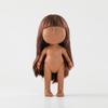 24cm Girls Toy Curly Hair Bean Eye Vinyl Doll Dress Up Dark Skin Mia Potato Dolls Movable Action Figure Body Children Gift Poseable Articulated Scale