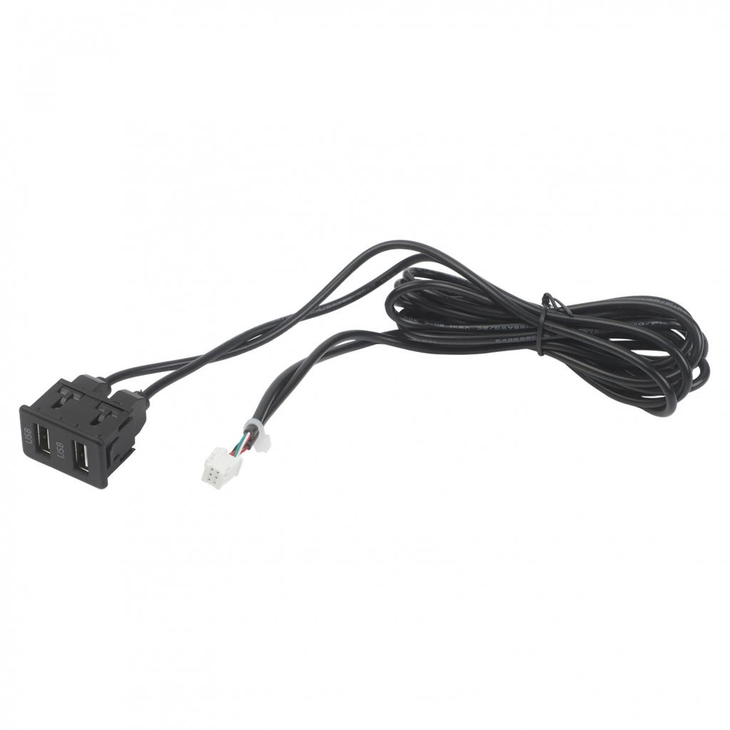6 Pin USB Port Car Navigation USB Interface Dual USB Panel 6-pin Connector