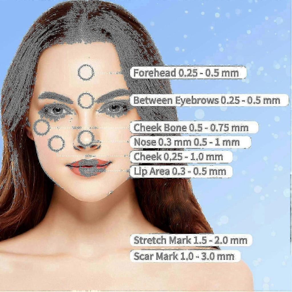 Adjustable Micro Needle Dermaroller For Skin Treatment Facial Microneedling Acne Scar Removal Home Beauty Tool