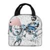 BMX Rider BMX Bike Insulated Lunch Bag for Women Office Cooler Thermal Food Box Tote Leakproof Lunch Boxes Container