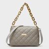Embroidered rhombus gold chain portable shoulder messenger women's bag new casual trend camera bag