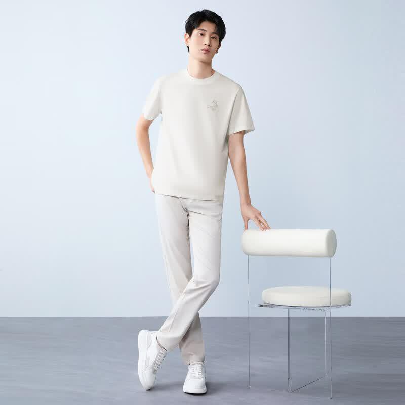 Seven Men's 7A Antibacterial Cooling Round Neck T-Shirt