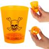 Glowing LED Glass for Halloween Skull Pumpkin Party Decoration