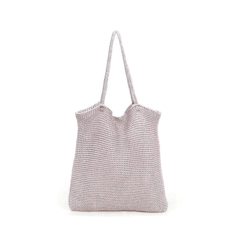 

[Kashkash] Lamé knitted tote bag 10-00-01280 ladies PI