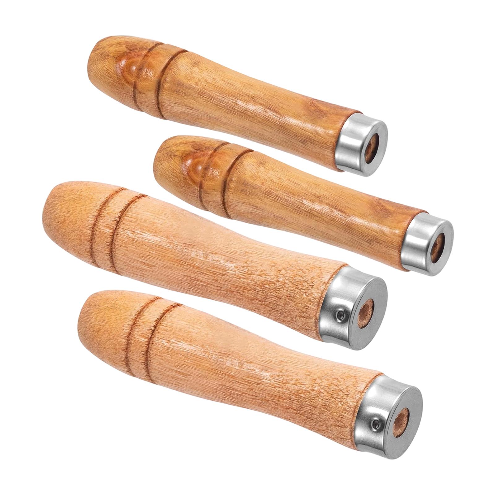

Wooden files Handle Set Wood Rasp Ergonomic Screw on Hardwood Woodworking Garage Maintenance Accessories Replacement