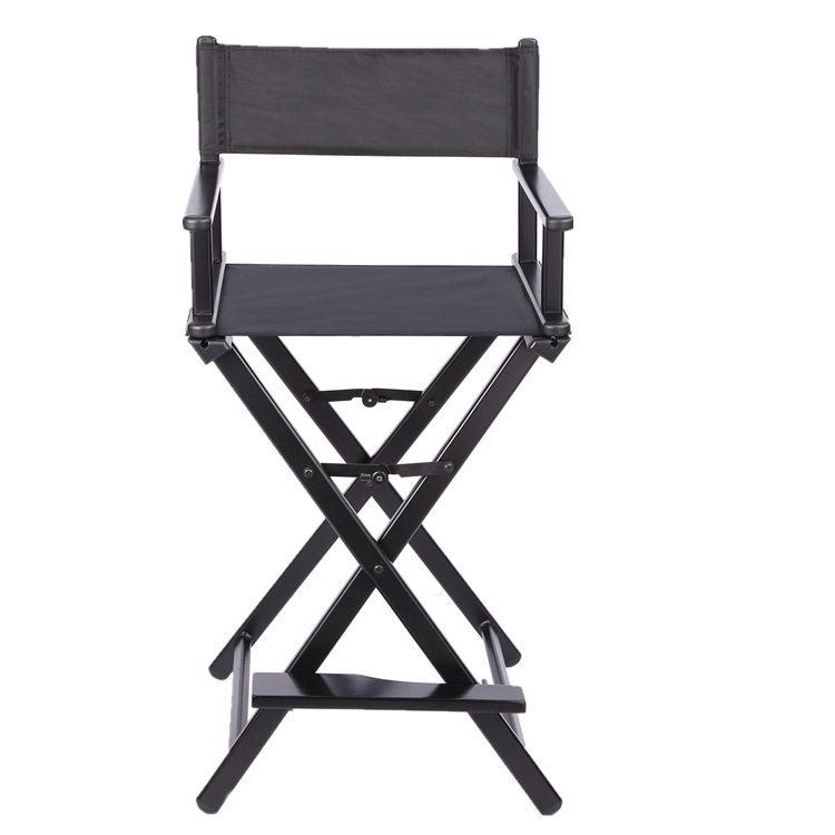 Compact Folding Aluminum Directors Chair for Outdoor, Makeup & Leisure