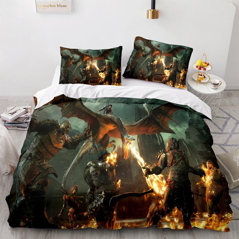 Los juegos de cama War Front Edredón Cubrecama Edredón Funda de edredón Funda de almohada Juegos de 2-3 piezas Decoración para dormitorio de niños y adultos