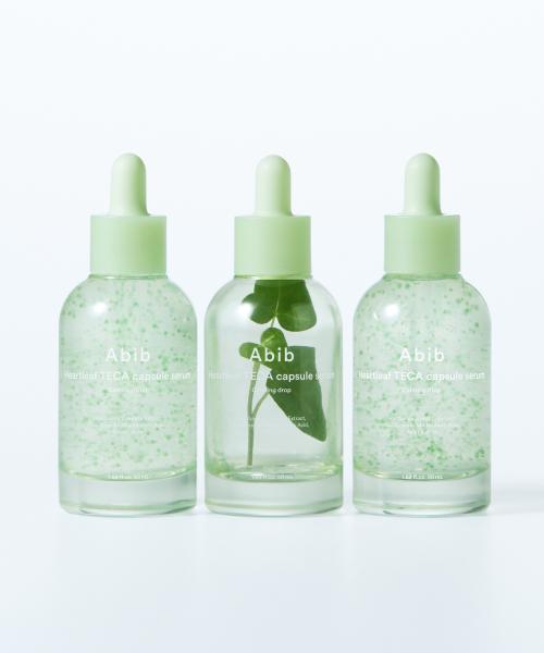 ABIB Heartleaf Cica Capsule Serum Calming Drop 50ml + Heartleaf Calming Toner Skin Booster 30ml